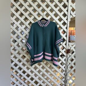 Free people Pep Rally Stripe Poncho